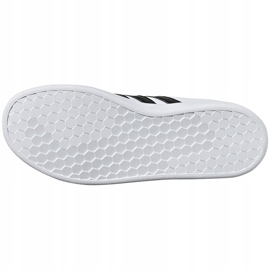 Zapatillas para niños adidas Grand Court K blancas y negras EF0103 blanco 5