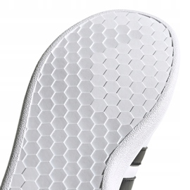 Zapatillas para niños adidas Grand Court K blancas y negras EF0103 blanco 4