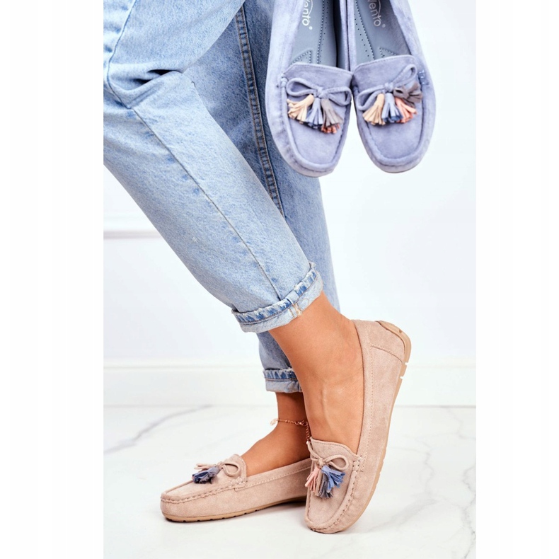 Evento Mocasines Mujer Ante 20PB35-2003 Beige Donna Mia 1