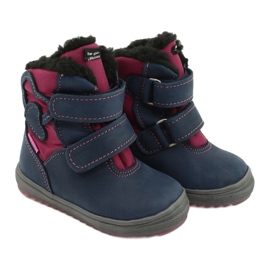 Botas botas con membrana TE-POR Mazurek 1351 M azul marino rosa 4