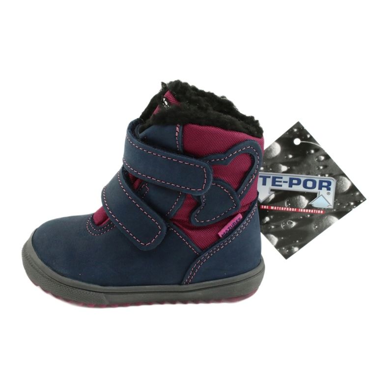 Botas botas con membrana TE-POR Mazurek 1351 M azul marino rosado 5