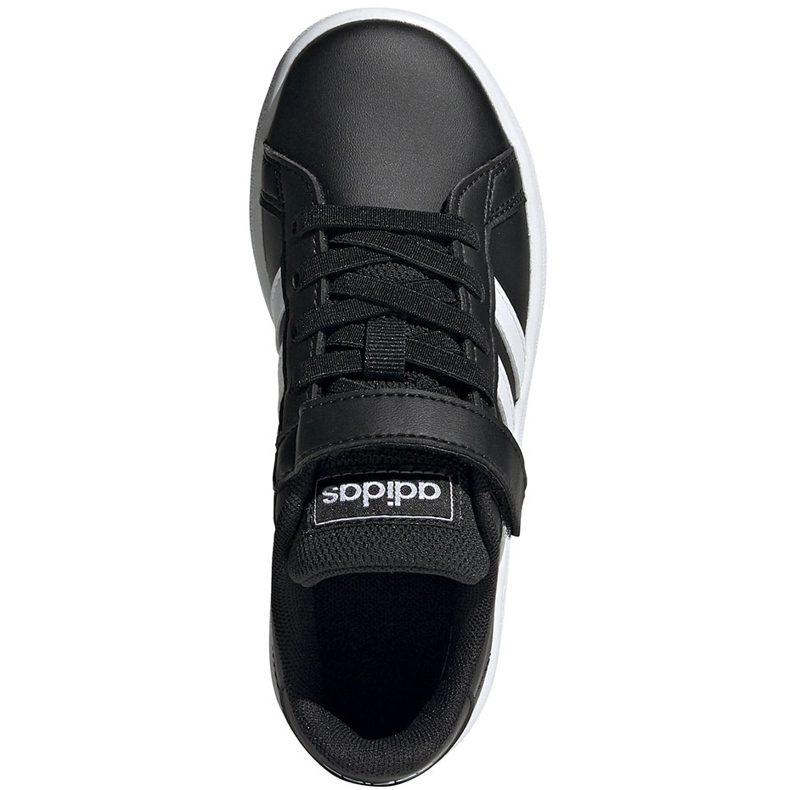Zapatillas adidas Grand Court C para niños negras y blancas EF0108 negro 1