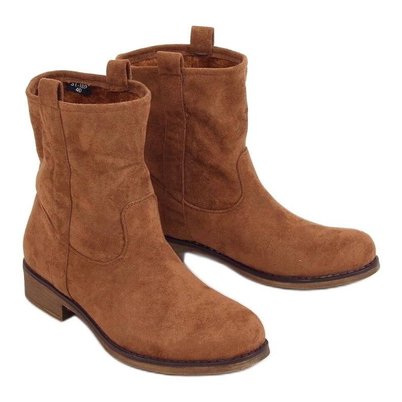 Botas de mujer Camel ST-18P Camel Suede marrón 1