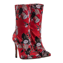 Botines rojos con calcetín Santana 1 Botines rojos con calcetín Santana 1