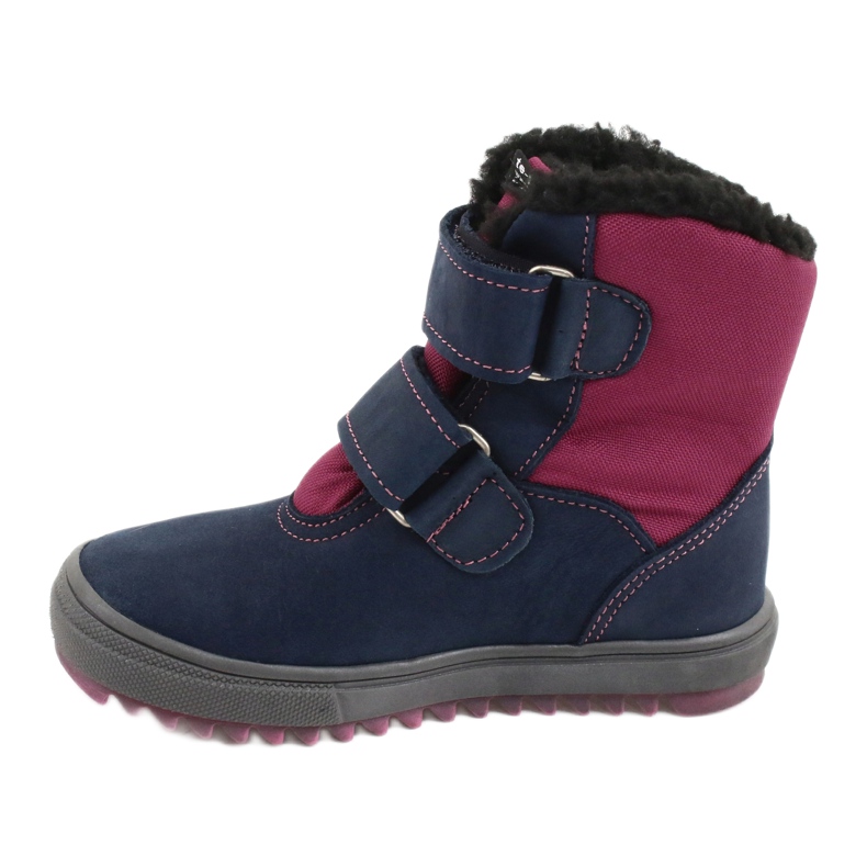 Botas con membrana TE-POR Mazurek 1351 M azul marino rosa 1