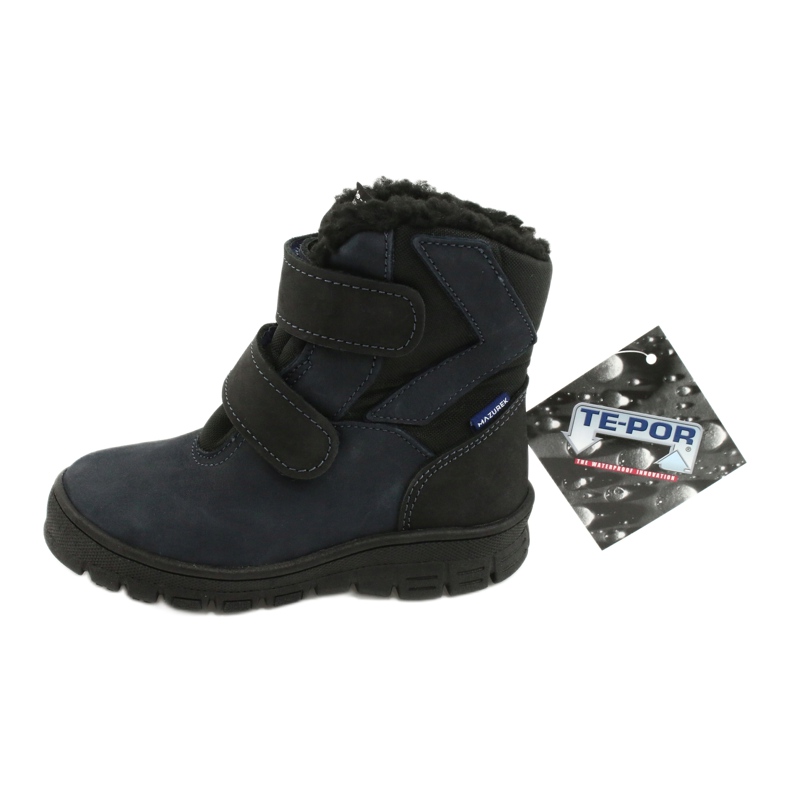 Botas con membrana Mazurek 1351 azul marino negro 4