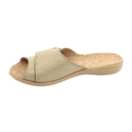 Zapatos de mujer befado pu 265D018 beige 2