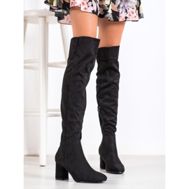 Sweet Shoes Botas con caña ancha negro 2