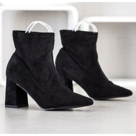 SHELOVET Botines sin cordones en Spitz negro 3