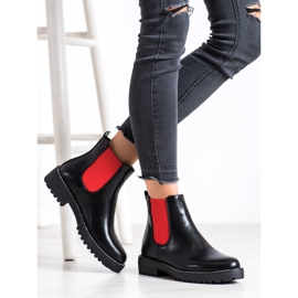 Bello Star Botas Chelsea cómodas negro 3