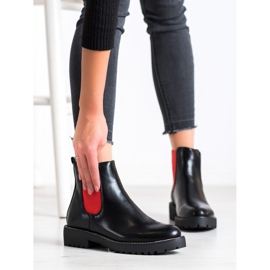 Bello Star Botas Chelsea cómodas negro 2