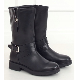Botas militares negras RB98P Negro 1 Botas militares negras RB98P Negro 1