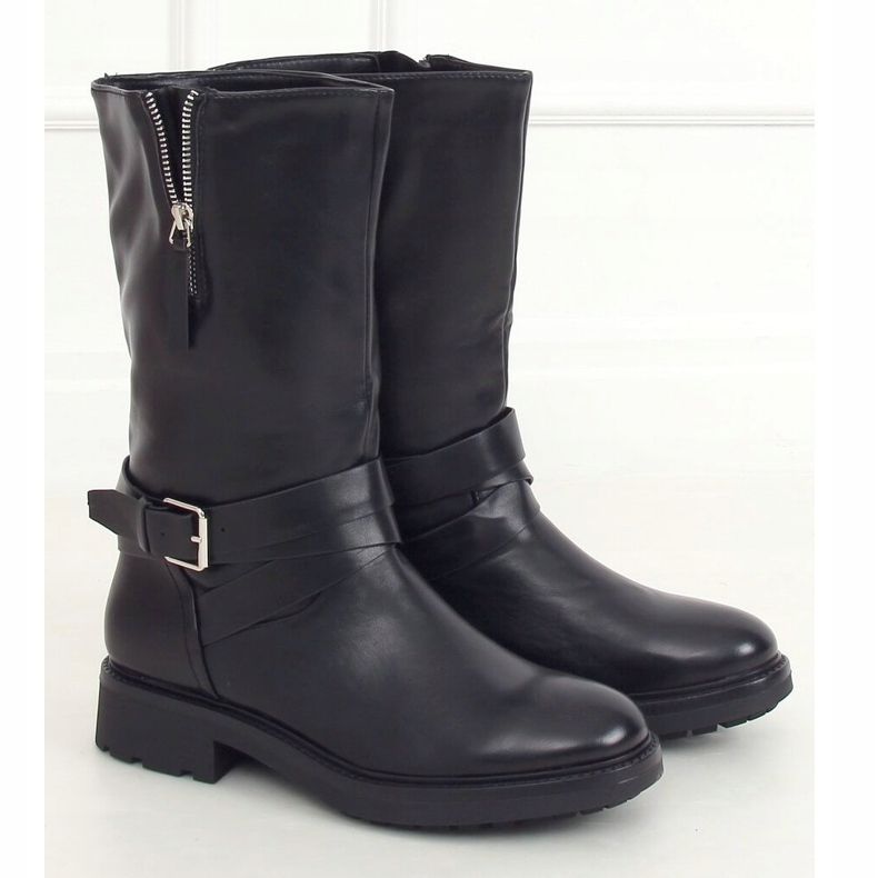 Botas militares negras RB98P Negro 1 Botas militares negras RB98P Negro 1