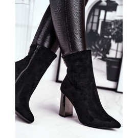 Botas De Mujer Con Tacón Negro Trens 1