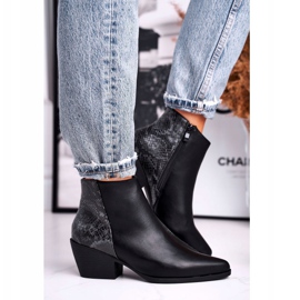 Botas de mujer Warm Black Meatown negro gris 3