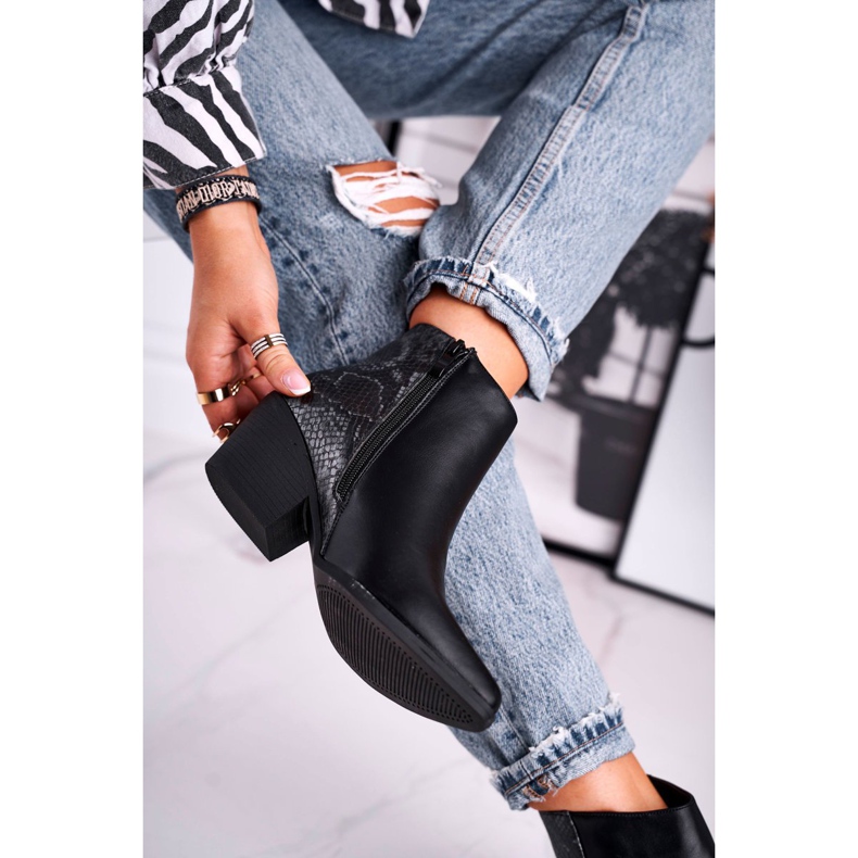 Botas de mujer Warm Black Meatown negro gris 2 Botas de mujer Warm Black Meatown negro gris 2