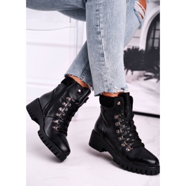 Botas de trabajo para mujer Endragon negras negro 2