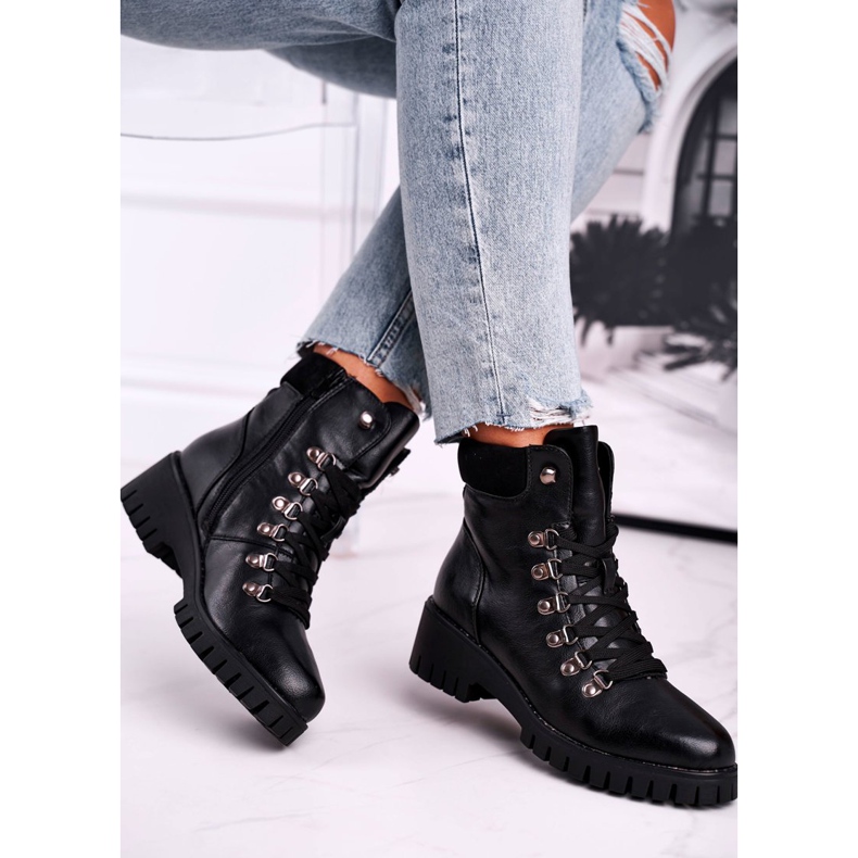 Botas de trabajo para mujer Endragon negras negro 2