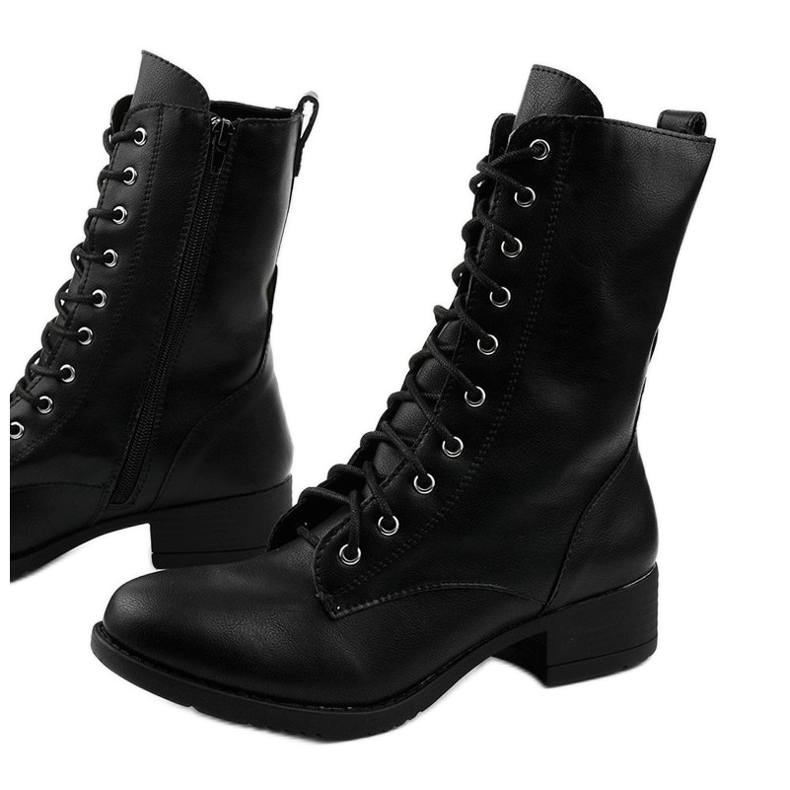 Botas negras mate de Xiseli boots negro 1 Botas negras mate de Xiseli boots negro 1
