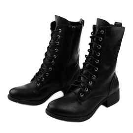 Botas negras mate de Xiseli boots negro 2 Botas negras mate de Xiseli boots negro 2
