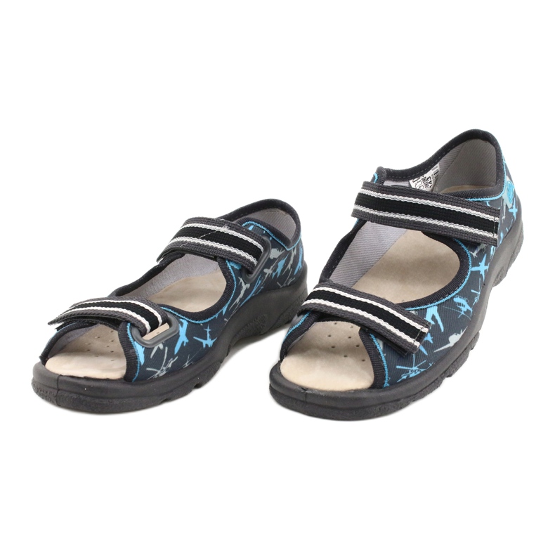 Calzado infantil befado 869X143 azul gris multicolor 6