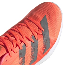 Zapatillas de hombres adidas Adizero lJ spikes naranjas EG6172 2