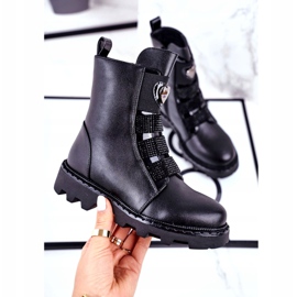 Apawwa Botas cálidas de globos negros para niños 3 Apawwa Botas cálidas de globos negros para niños 3