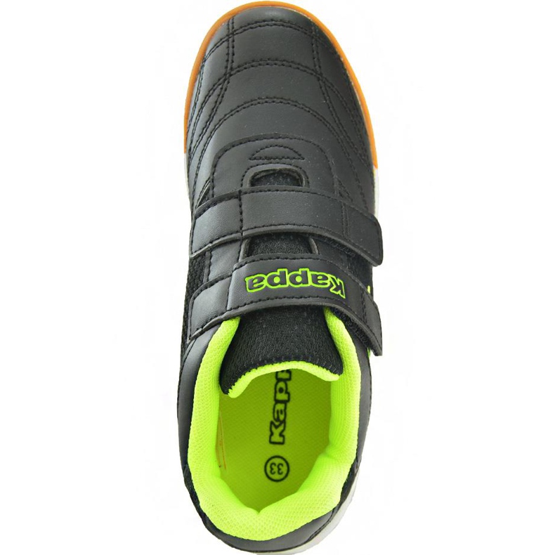 Zapatos para niños Kappa Kickoff T negro y amarillo 260509T 1140 1