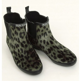 Botas de lluvia Green ocelot SY103 Taupe verde 1