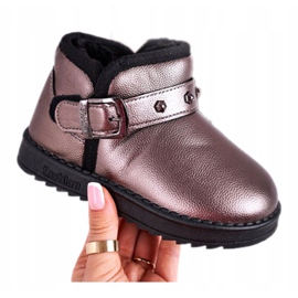 Apawwa Botas de nieve cálidas para niños Jinnie gris multicolor 5