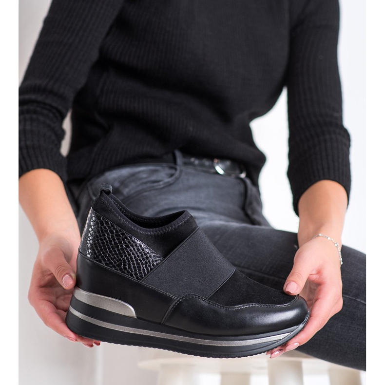 Gogo Zapatillas sin cordones negro 2 Gogo Zapatillas sin cordones negro 2