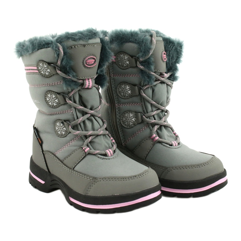 American Club Botas impermeables americanas softhell SN13 / 20 gris rosado 2