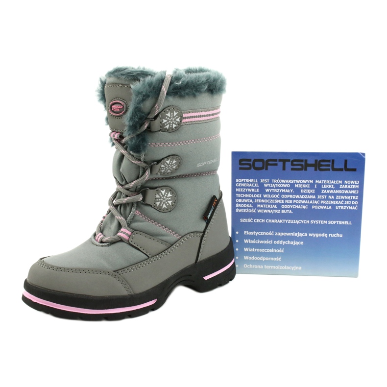 American Club Botas impermeables americanas softhell SN13 / 20 gris rosado 4