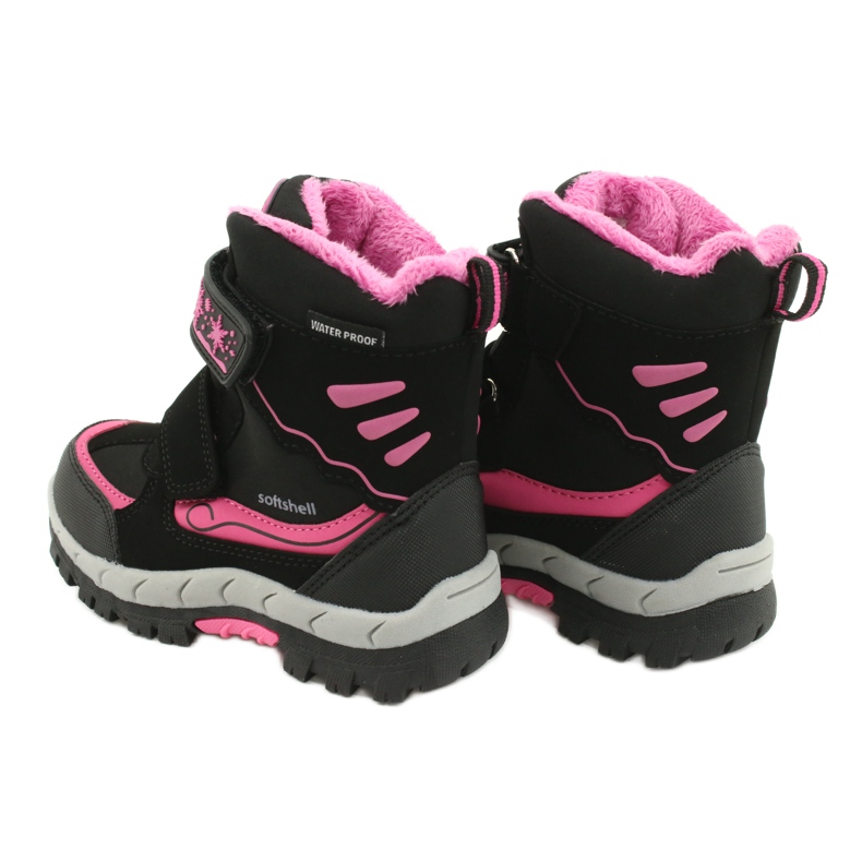 American Club Botas impermeables americanas con membrana HL46 / 20 negro rosado 4
