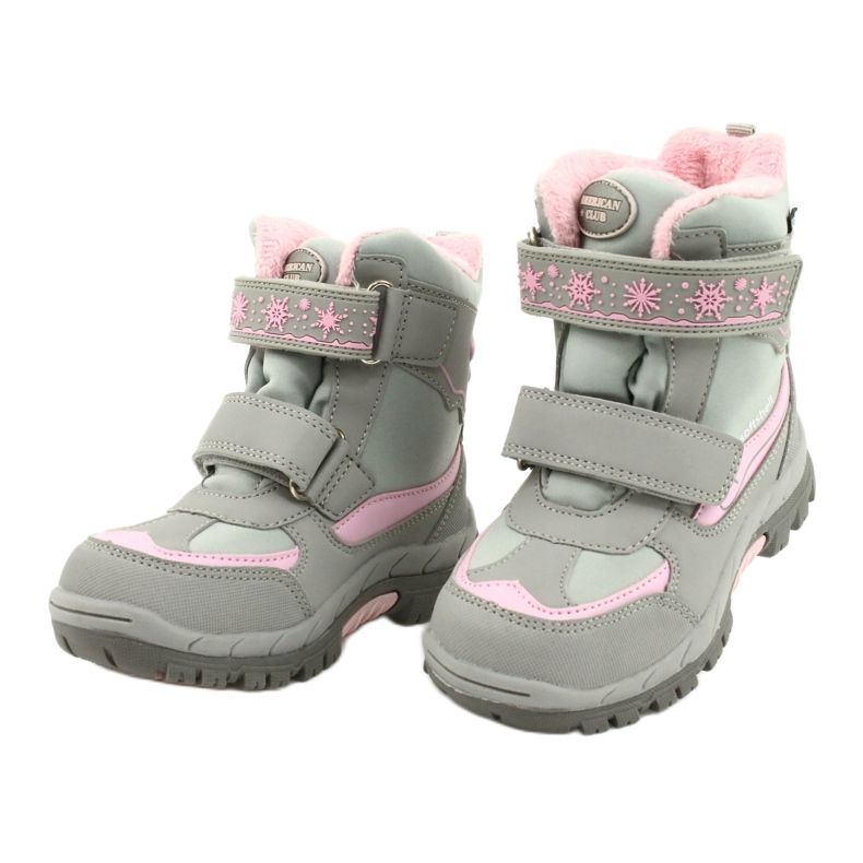 American Club Botas impermeables americanas con membrana HL46 / 20 rosa gris 2