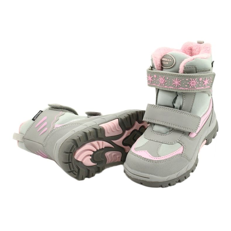 American Club Botas impermeables americanas con membrana HL46 / 20 rosado gris 3