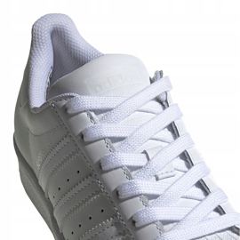 Zapatillas adidas Superstar J blancas para niños EF5399 blanco 4