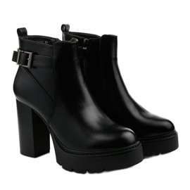Botines negros con cremallera Forestcreek 3