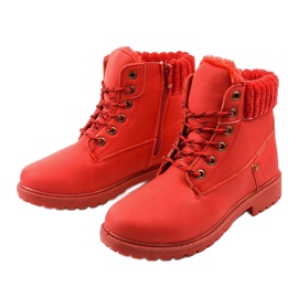 Botas rojas con cordones Brunstane rojo 2