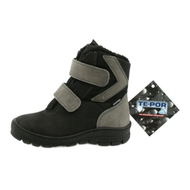 Botas negras con membrana Mazurek 1351 negro gris 5