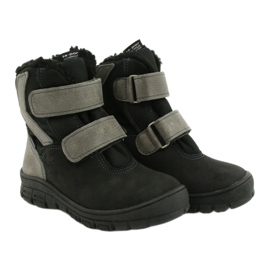 Botas negras con membrana Mazurek 1351 negro gris 4