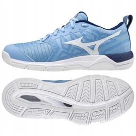 Zapatillas de voleibol Mizuno Wave Supersonic 2 W V1GC204029 multicolor, azul azul 2