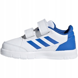 Adidas AltaSport Cf I zapatillas infantiles blancas y azules D96844 blanco 2