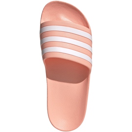 Zapatillas de mujer Adidas Adilette Aqua salmon EE7345 rosado 2