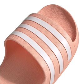 Zapatillas de mujer Adidas Adilette Aqua salmon EE7345 rosado 4