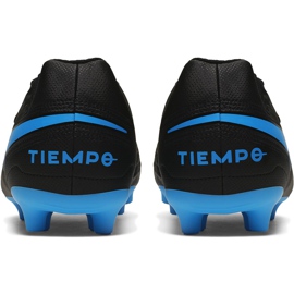 Zapatillas de fútbol Nike Tiempo Legend 8 Club FG / MG AT6107 004 negro negro 4