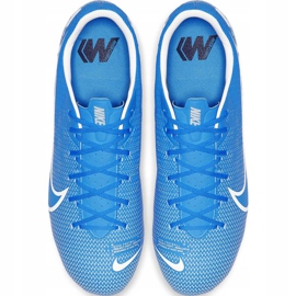Zapatos de fútbol Nike Mercurial Vapor 13 Academy FG / MG AT5269 414 azul azul 1
