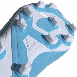 Botas de fútbol adidas X 19.4 FxG azul y blanco F35378 5