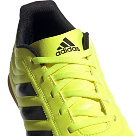 Adidas Copa 19.4 In botas de fútbol amarillas F35487 negro amarillo 3