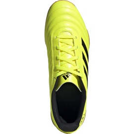 Adidas Copa 19.4 In botas de fútbol amarillas F35487 negro amarillo 1